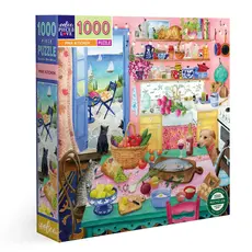 EEBOO PINK KITCHEN 1000 PC PUZZLE
