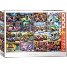 EUROGRAPHICS 16 SCOOTERS 1000 PC PUZZLE