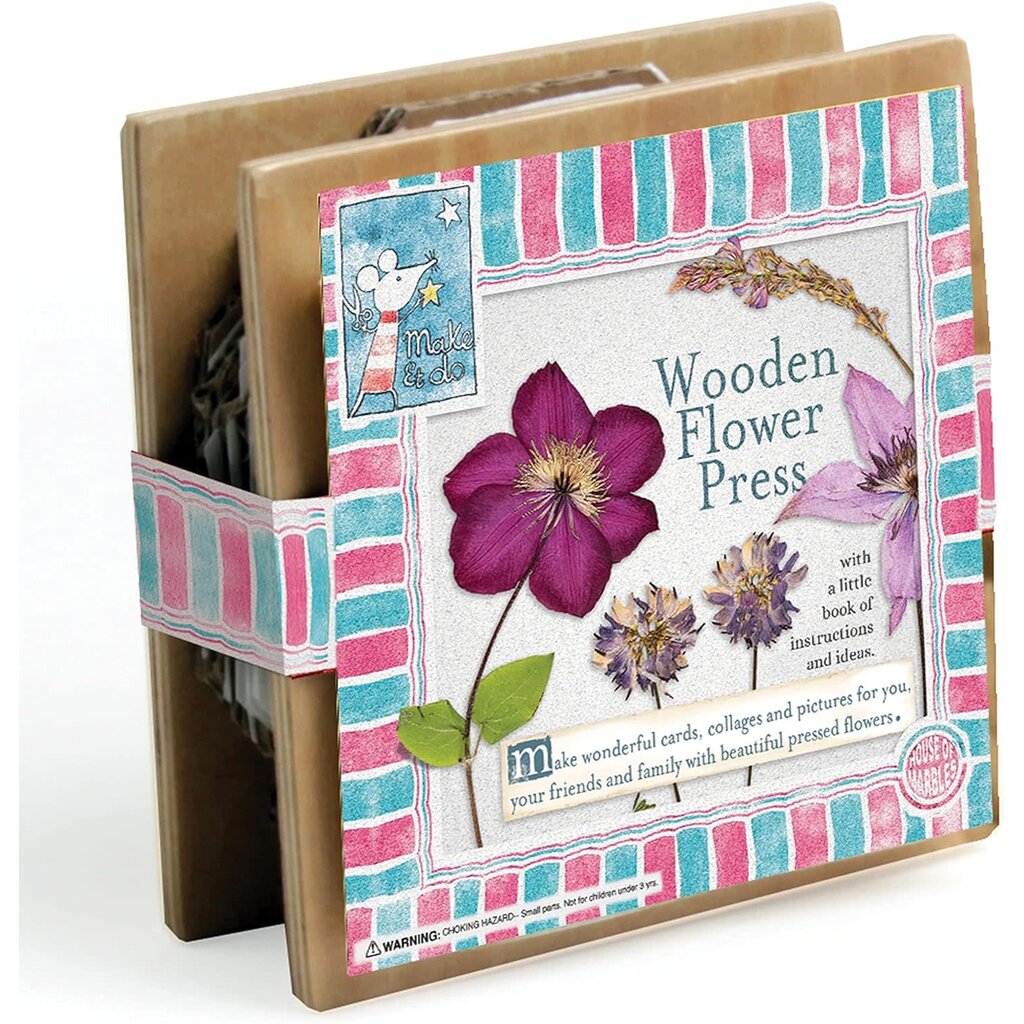 HOUSE OF MARBLES WOODEN FLOWER PRESS