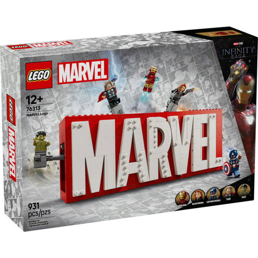 LEGO MARVEL LOGO & MINIFIGURES
