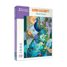 POMEGRANATE FLORAL PEACOCK 1000 PC PUZZLE