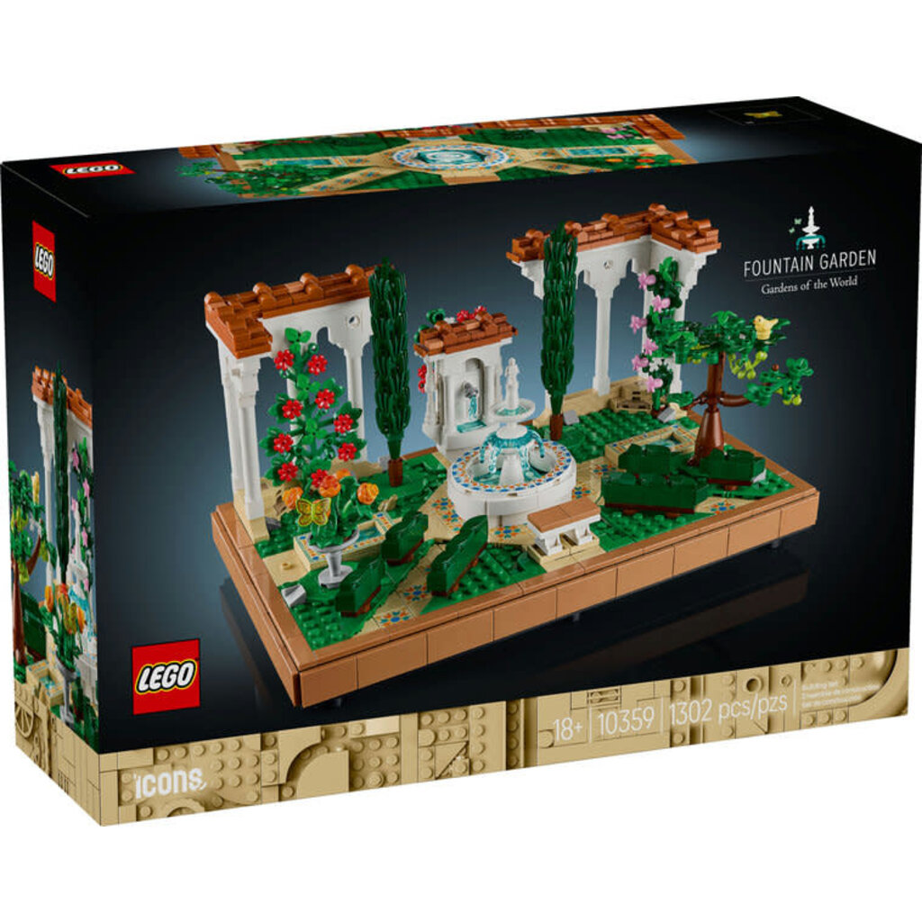 LEGO FOUNTAIN GARDEN