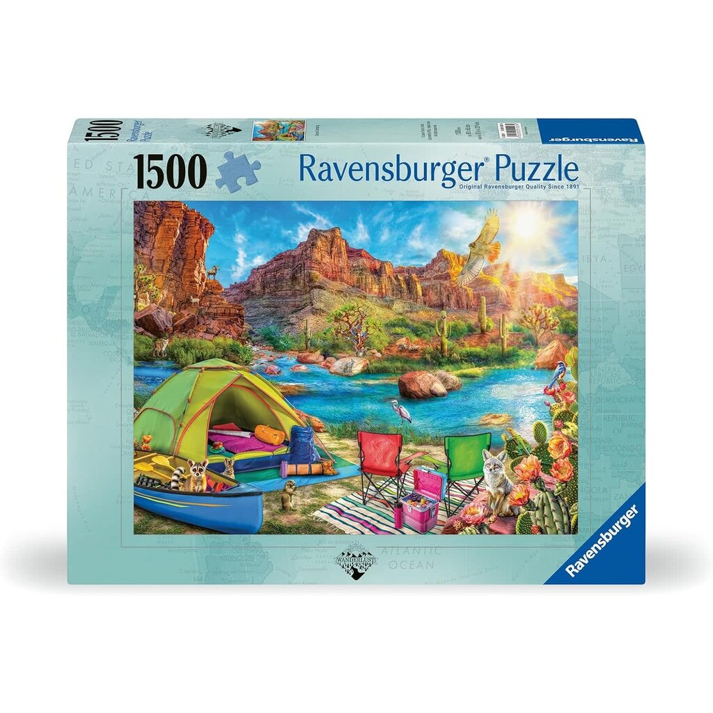 RAVENSBURGER USA CANYON CAMPING 1500 PC PUZZLE