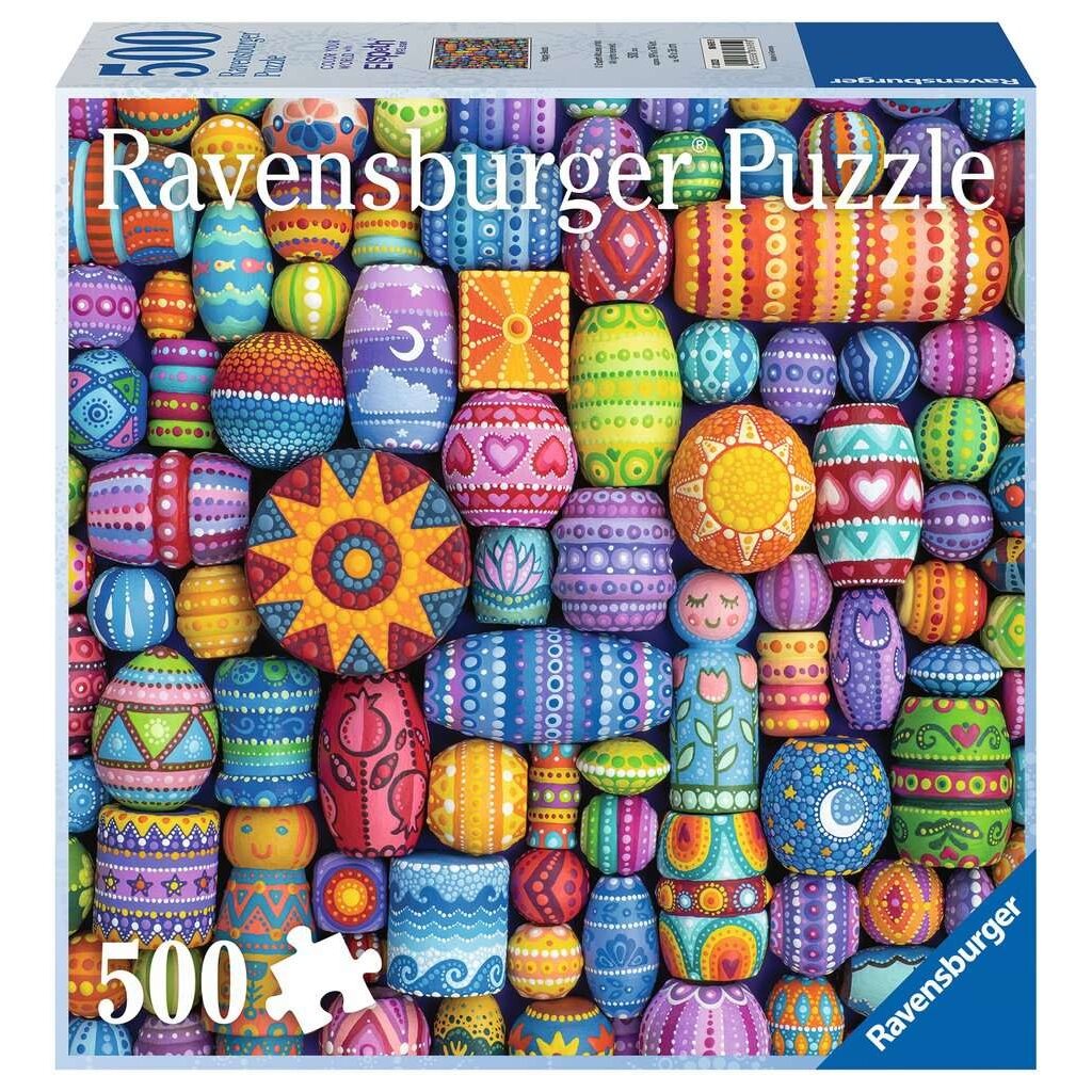 RAVENSBURGER USA HAPPY BEADS 500 PC PUZZLE*