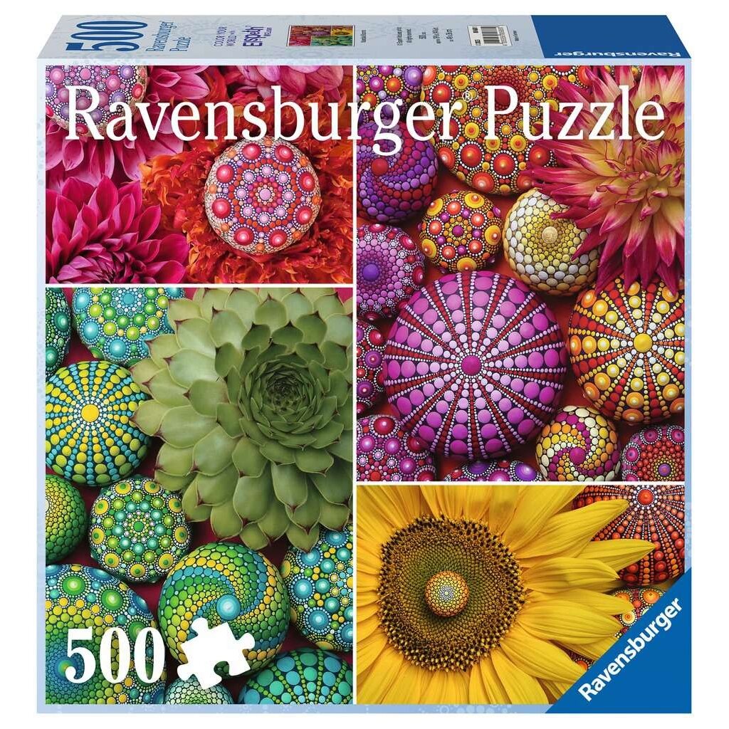 RAVENSBURGER USA MANDALA BLOOMS 500 PC PUZZLE*