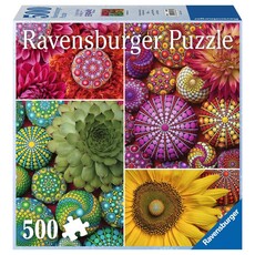 RAVENSBURGER USA MANDALA BLOOMS 500 PC PUZZLE*