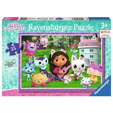 RAVENSBURGER USA GABBY'S DOLLHOUSE 35 PC PUZZLE*