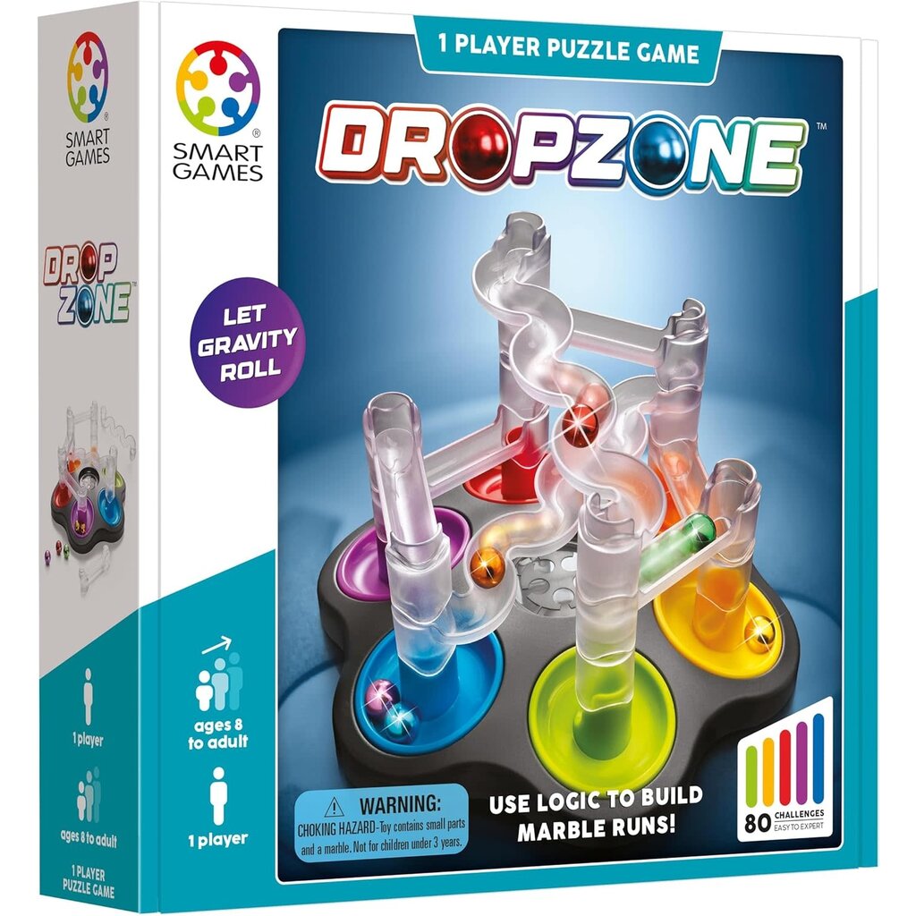 SMART GAMES DROP ZONE LOGIC MARBLE RUN