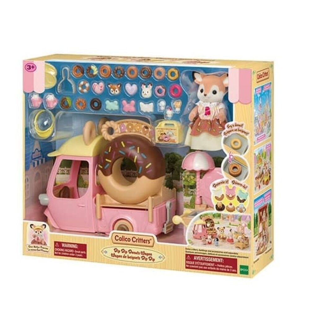 CALICO CRITTERS DIP DIP DONUTS WAGON CALICO CRITTERS
