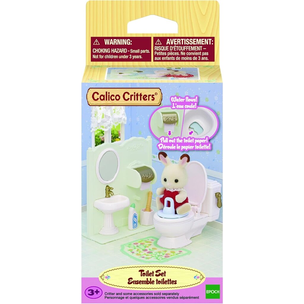 CALICO CRITTERS TOILET SET CALICO CRITTERS