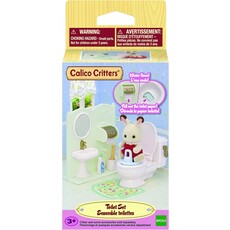 CALICO CRITTERS TOILET SET CALICO CRITTERS