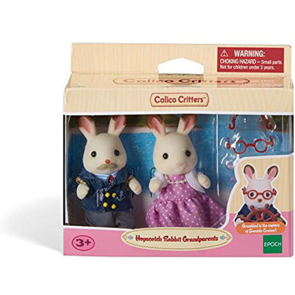 CALICO CRITTERS CHOCOLATE RABBIT GRANDPARENTS