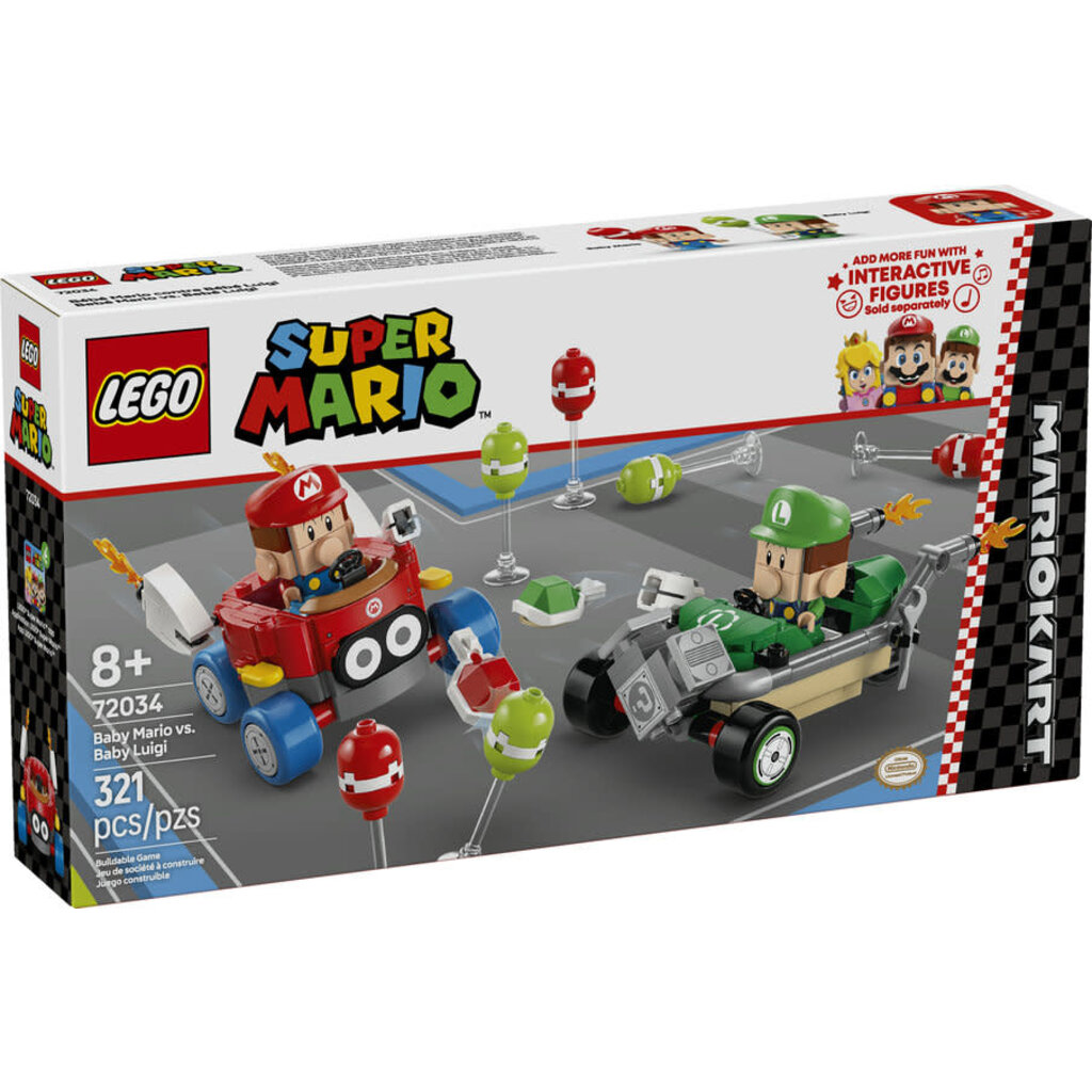 LEGO MARIO KART - BABY MARIO VS. BABY LUIGI