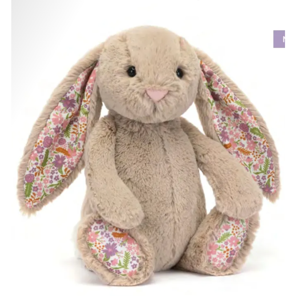 JELLY CAT BLOSSOM BASHFUL BUNNY ORIGINAL BEIGE - PETAL