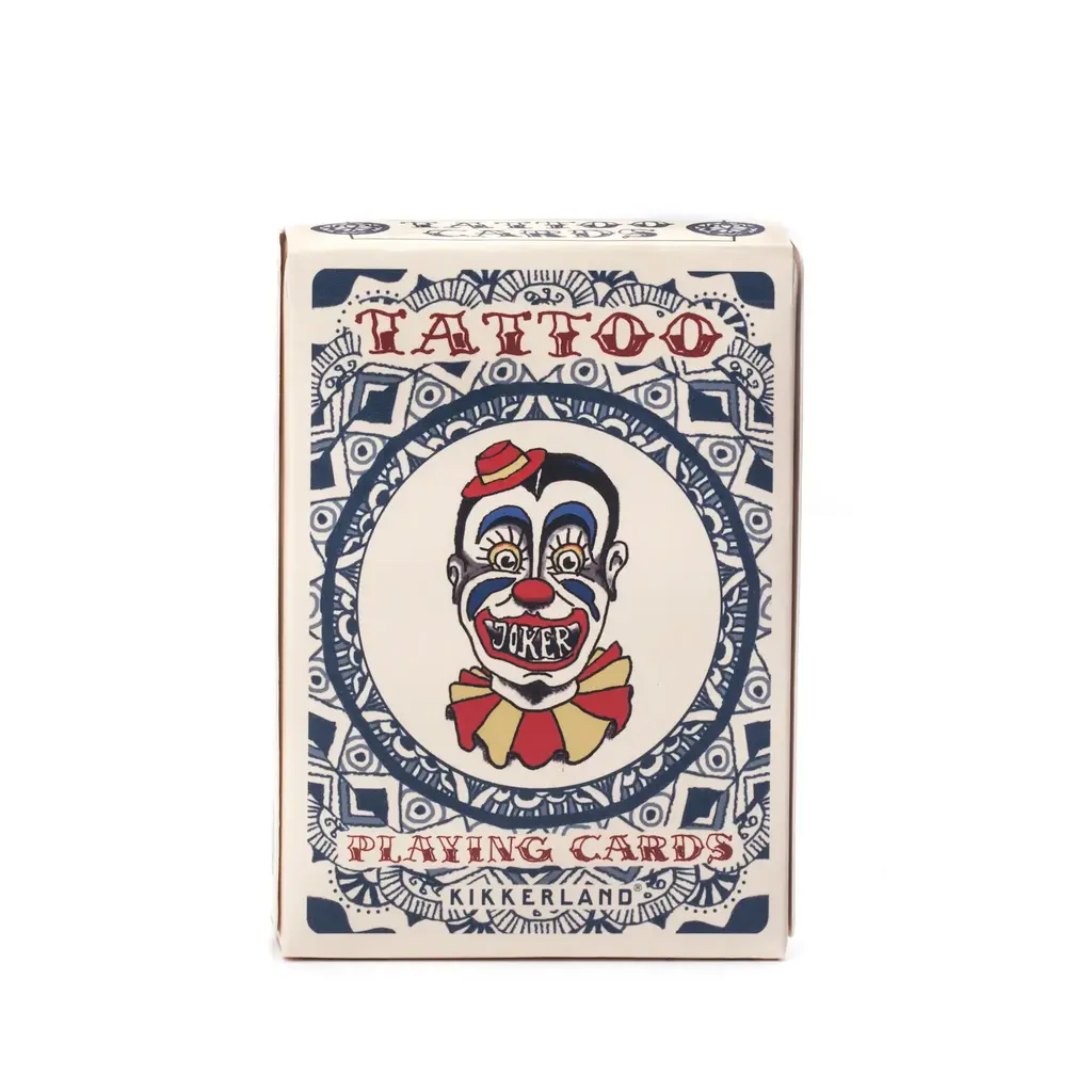 KIKKERLAND TATTOO PLAYING CARDS