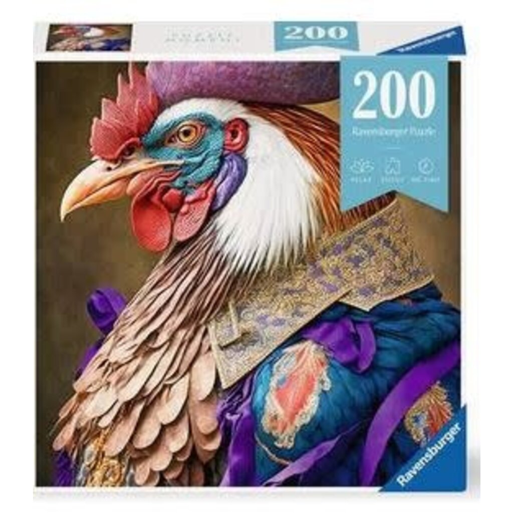 RAVENSBURGER USA 200 PC PUZZLE MOMENT ROOSTER GENERAL