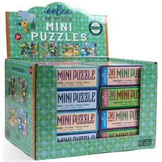 EEBOO WILD HABITATS ASST. MINI 36 PC PUZZLE