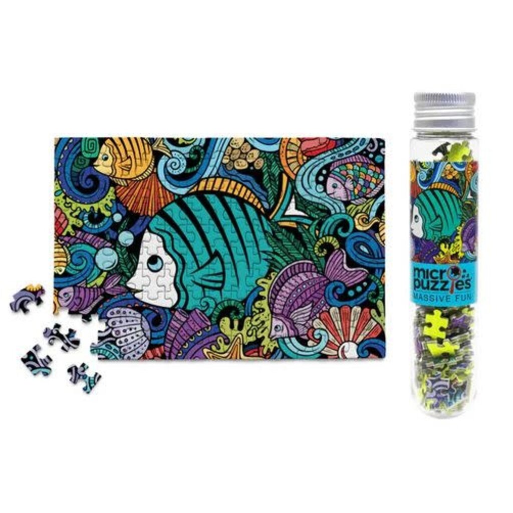 MICRO PUZZLES FISH DOODLE 150 PC  MICROPUZZLES