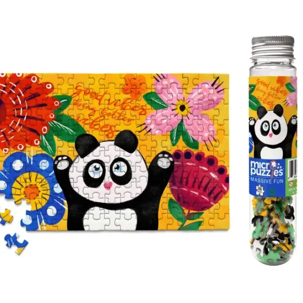 MICRO PUZZLES PUZZLE PANDAS - GOOD VIBES 150 PC MICROPUZZLES