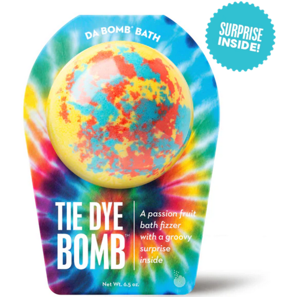 DA BOMB TIE DYE YELLOW BOMB BATH FIZZER