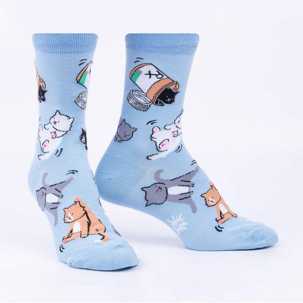SOCK IT TO ME PURR-SCRIPTION FOR HAPPINESS WOMEN CREW