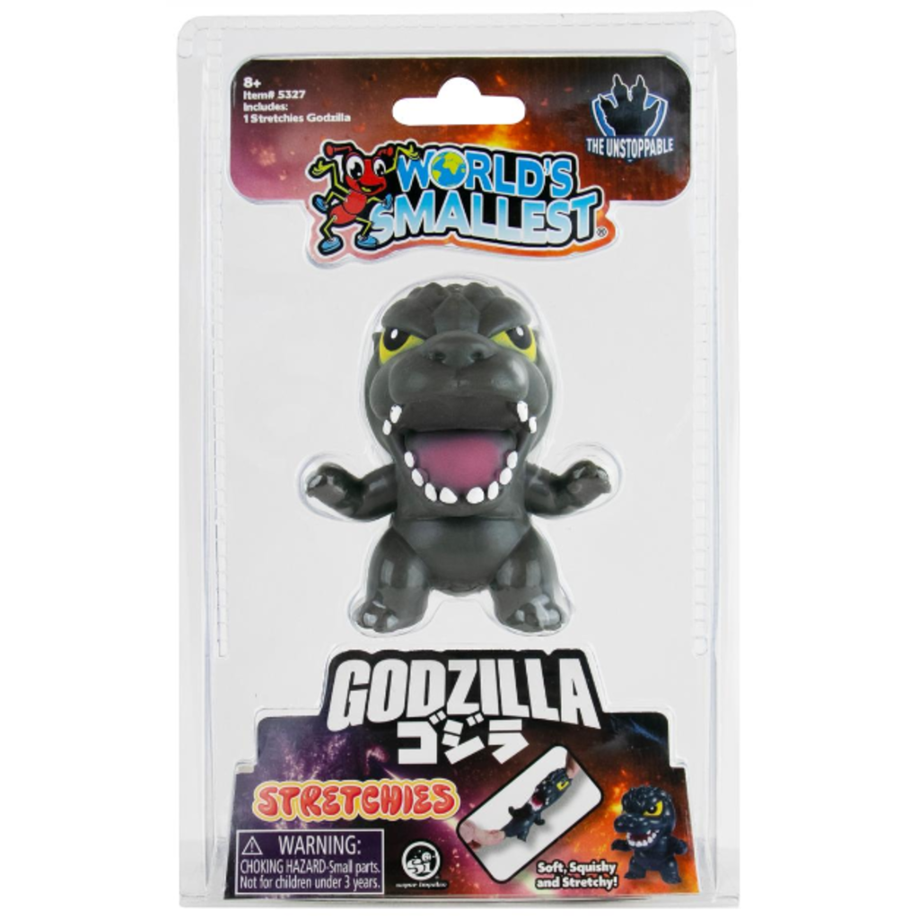 WORLDS SMALLEST WORLDS SMALLEST GODZILLA STRETCHIES