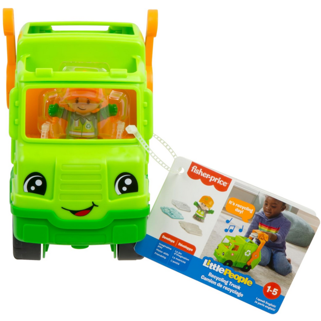 LITTLE PEOPLE LITTLE PEOPLE RECYCLING TRUCK