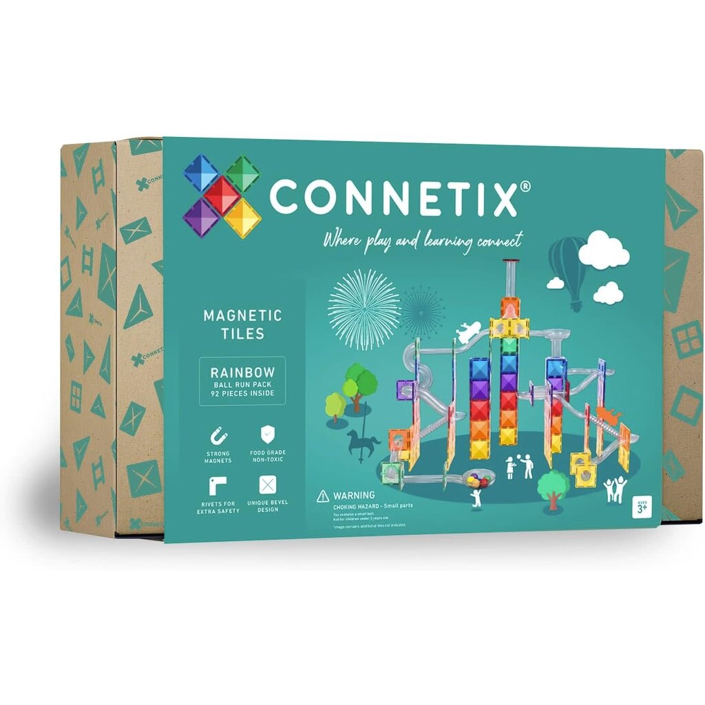 CONNETIX CONNETIX RAINBOW BALL RUN PACK 92 PC**