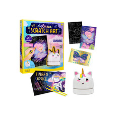 CREATIVITY FOR KIDS DELUXE SCRATCH ART WITH VACUUM