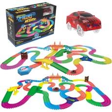 NEON GLOW TWISTER TRACKS MEGA SET