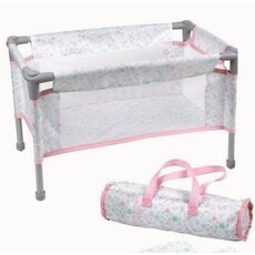 JC TOYS CRIB / PLAYPEN WITH TRAVEL BAG