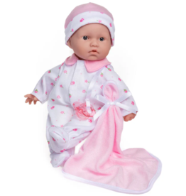 LA BABY 11" DOLL  CAUCASIAN/PINK