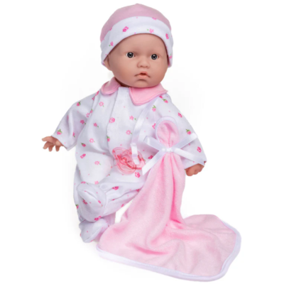 LA BABY 11" DOLL  CAUCASIAN/PINK