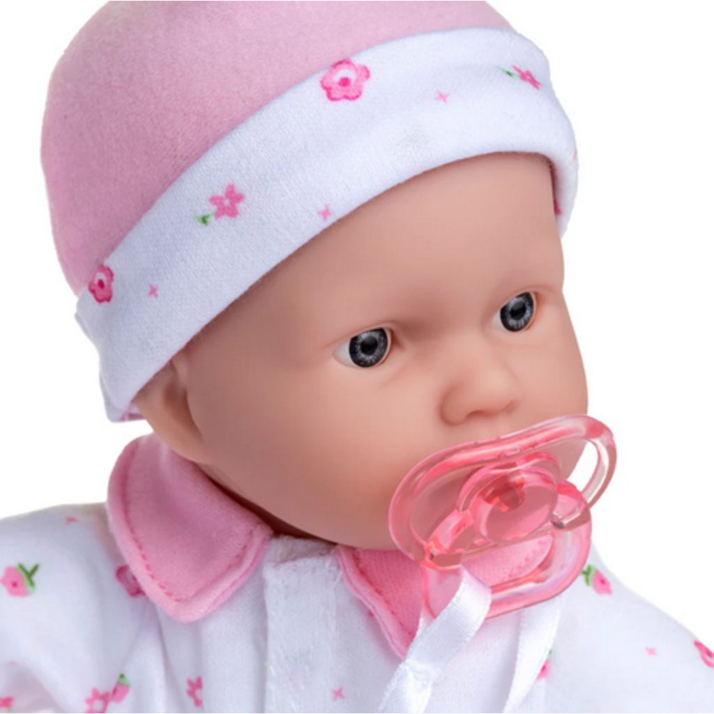 LA BABY LA BABY 11" DOLL  CAUCASIAN/PINK
