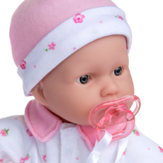 LA BABY 11" DOLL  CAUCASIAN/PINK