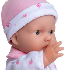 LA BABY 11" DOLL  CAUCASIAN/PINK