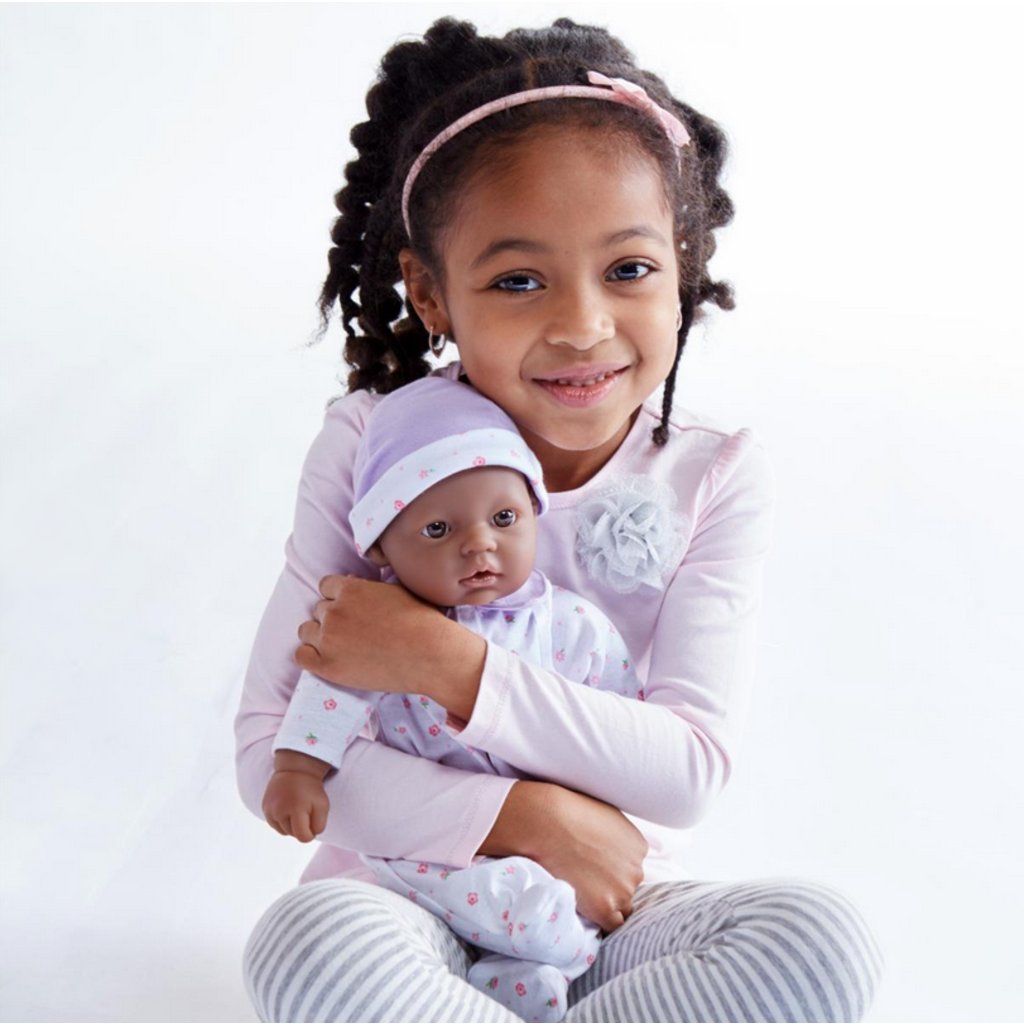 LA BABY 11" DOLL  AFRICAN AMERICAN