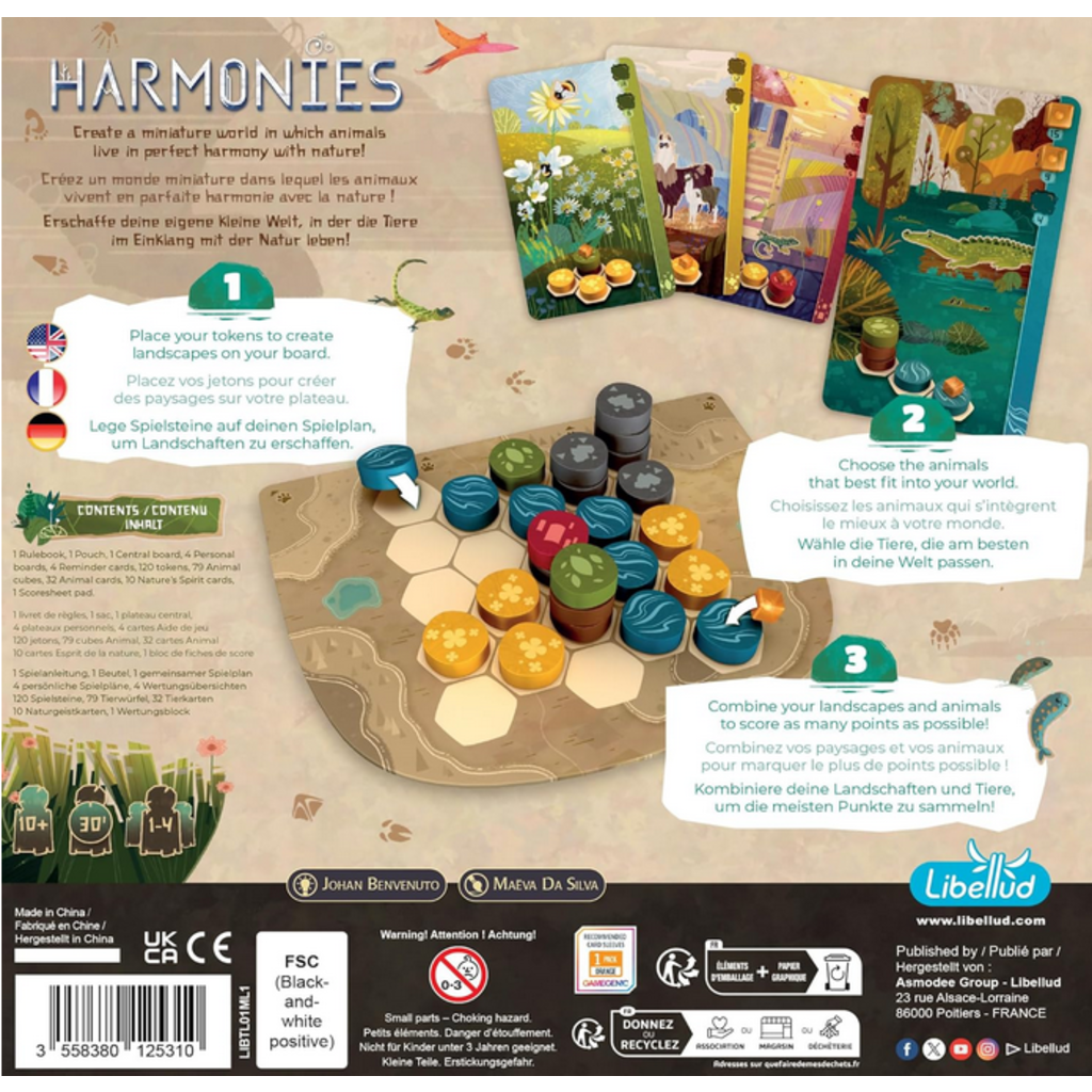 HARMONIES BOARD GAME