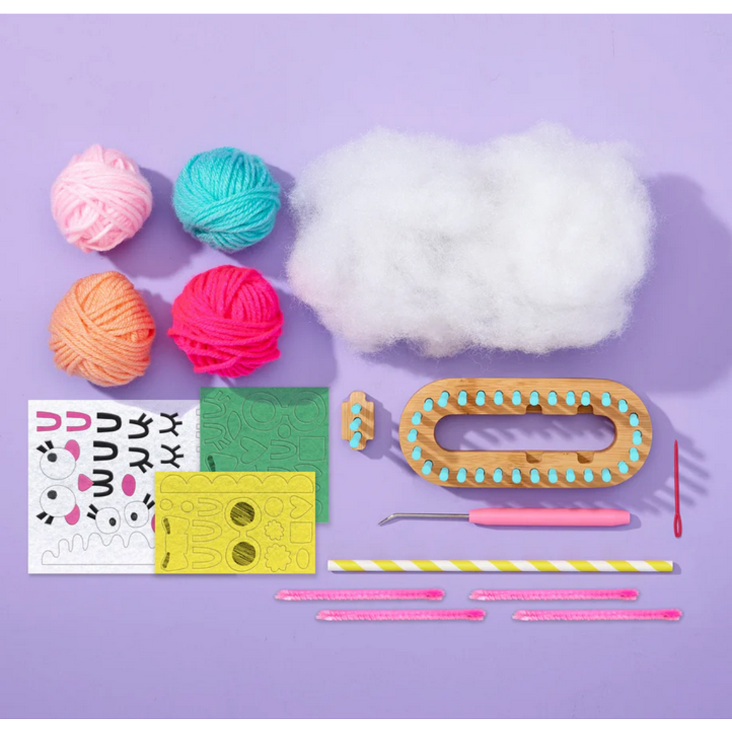 BRIGHT STRIPES NIMBLE KNITTER SQUISHEE STUFFIES