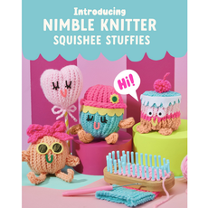BRIGHT STRIPES NIMBLE KNITTER SQUISHEE STUFFIES