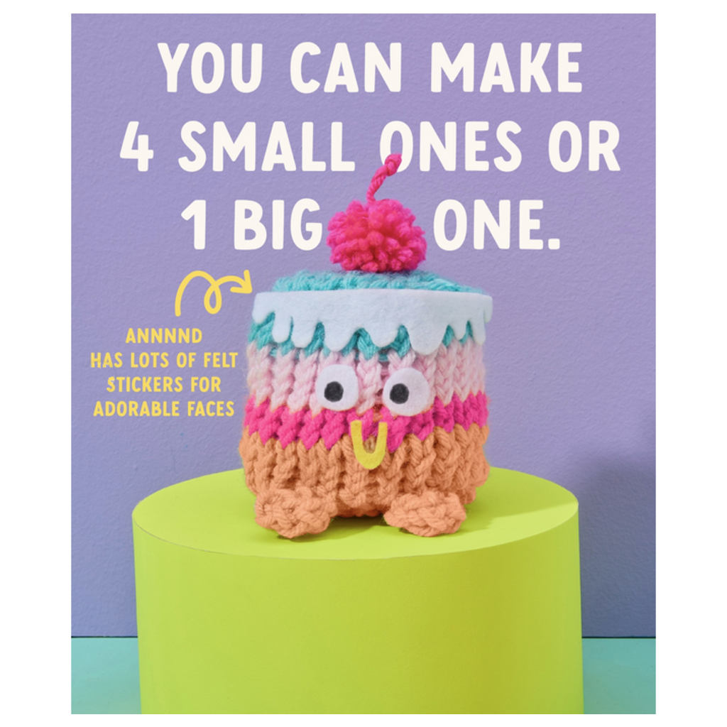 BRIGHT STRIPES NIMBLE KNITTER SQUISHEE STUFFIES