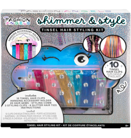 FASHION ANGELS SHIMMER STYLE TINSEL HAIR STYLING KIT
