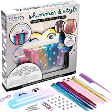 FASHION ANGELS SHIMMER STYLE TINSEL HAIR STYLING KIT