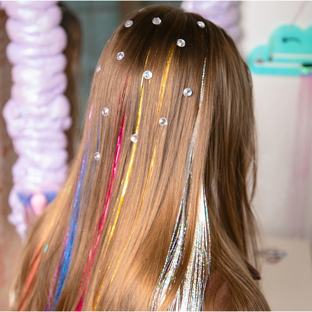 FASHION ANGELS SHIMMER STYLE TINSEL HAIR STYLING KIT