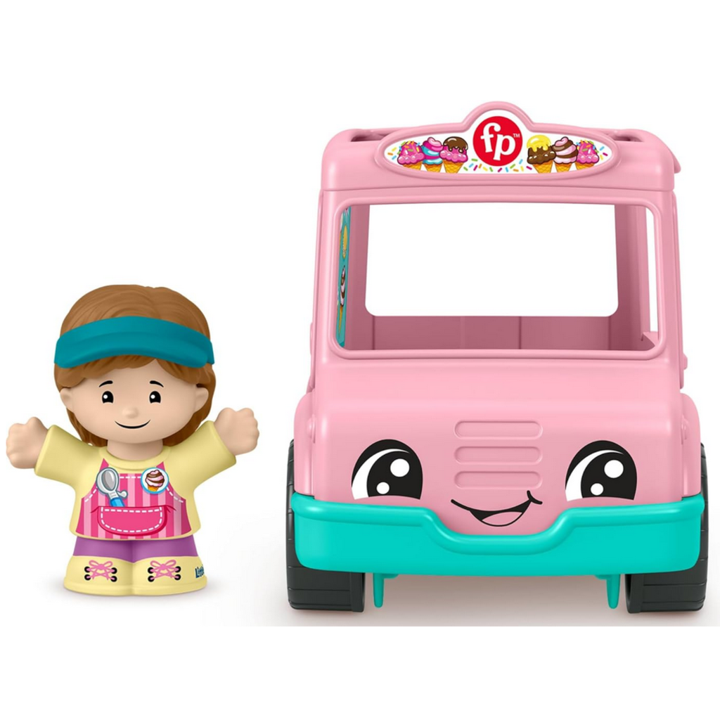 LITTLE PEOPLE LITTLE PEOPLE ICE CREAM TRUCK VEHICLE & FIGURE SET