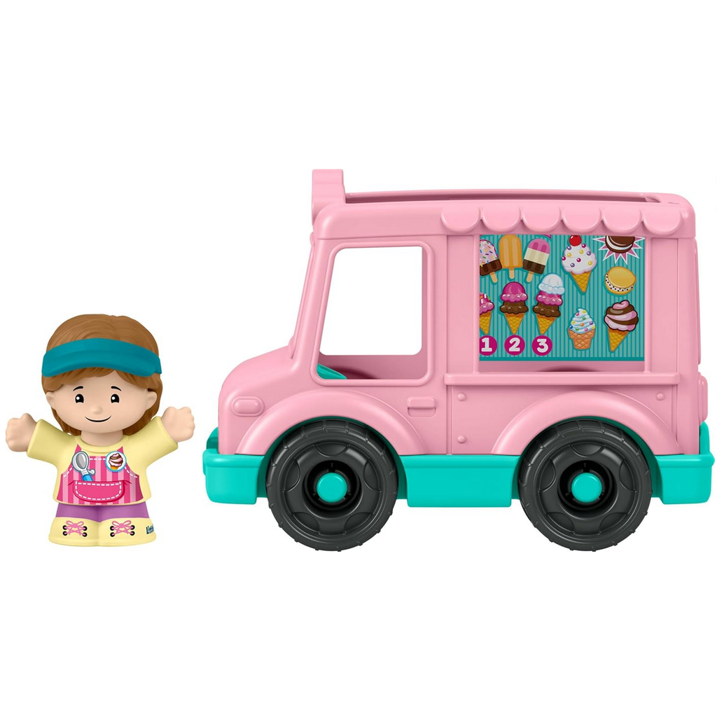 LITTLE PEOPLE LITTLE PEOPLE ICE CREAM TRUCK VEHICLE & FIGURE SET