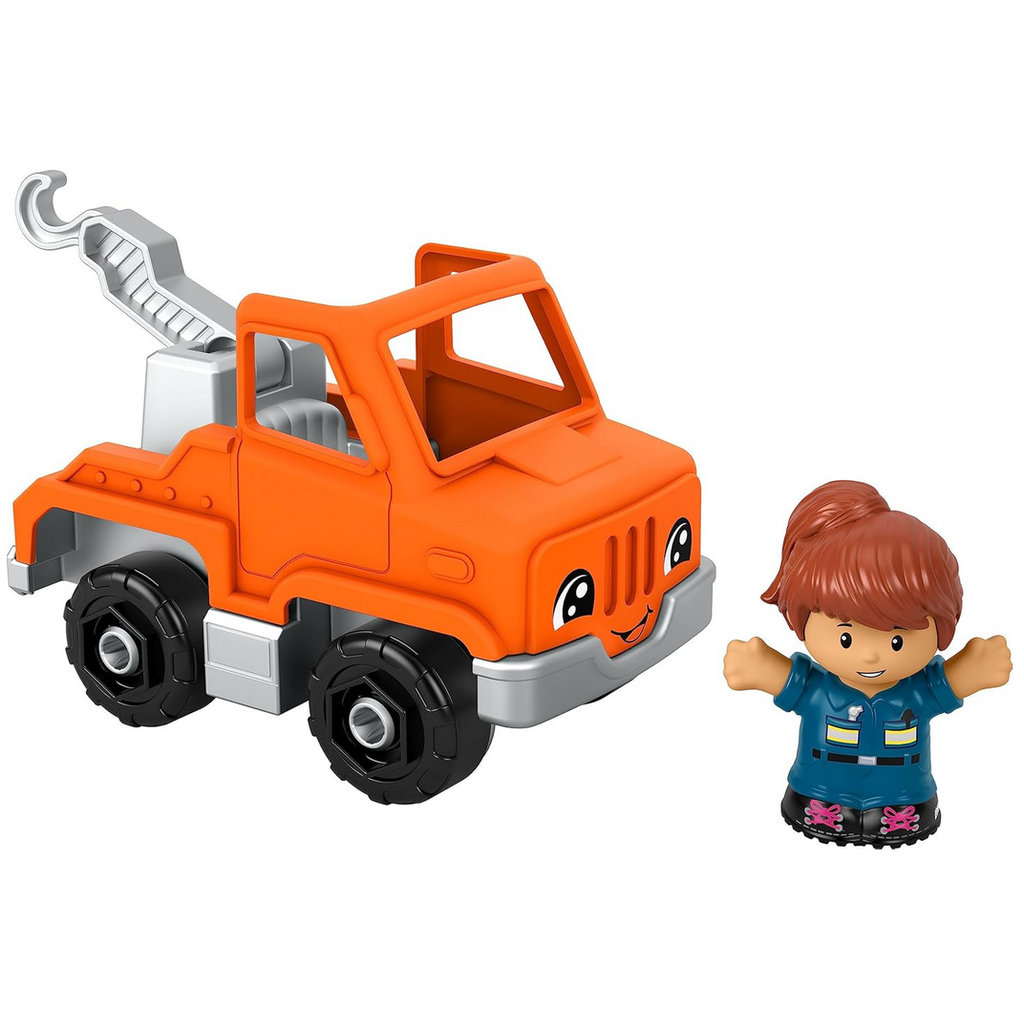 LITTLE PEOPLE LITTLE PEOPLE HELP AND GO TOW TRUCK VEHICLE & FIGURE SET