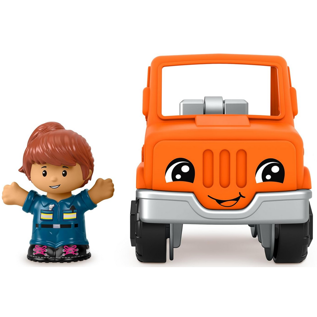 LITTLE PEOPLE LITTLE PEOPLE HELP AND GO TOW TRUCK VEHICLE & FIGURE SET