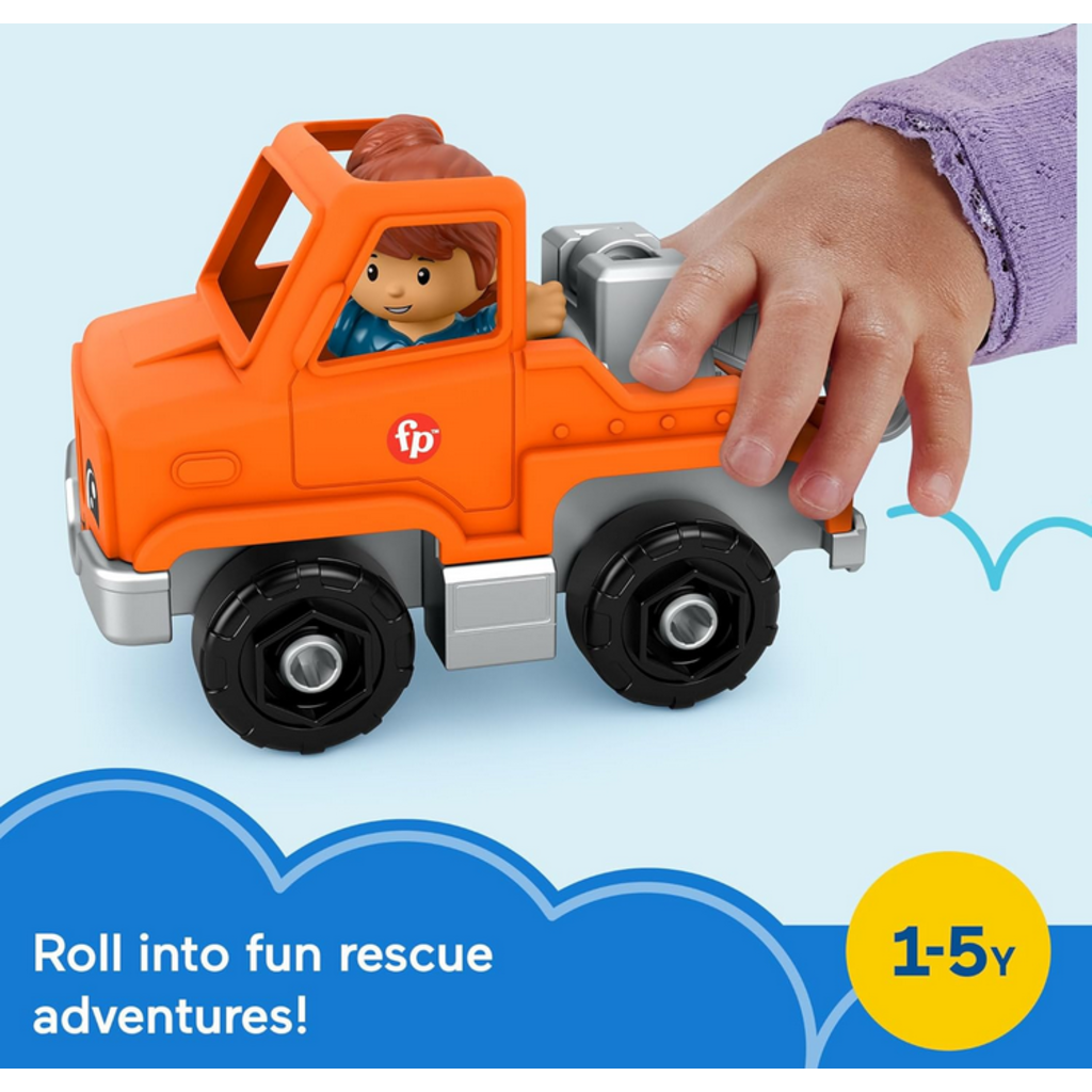 LITTLE PEOPLE LITTLE PEOPLE HELP AND GO TOW TRUCK VEHICLE & FIGURE SET