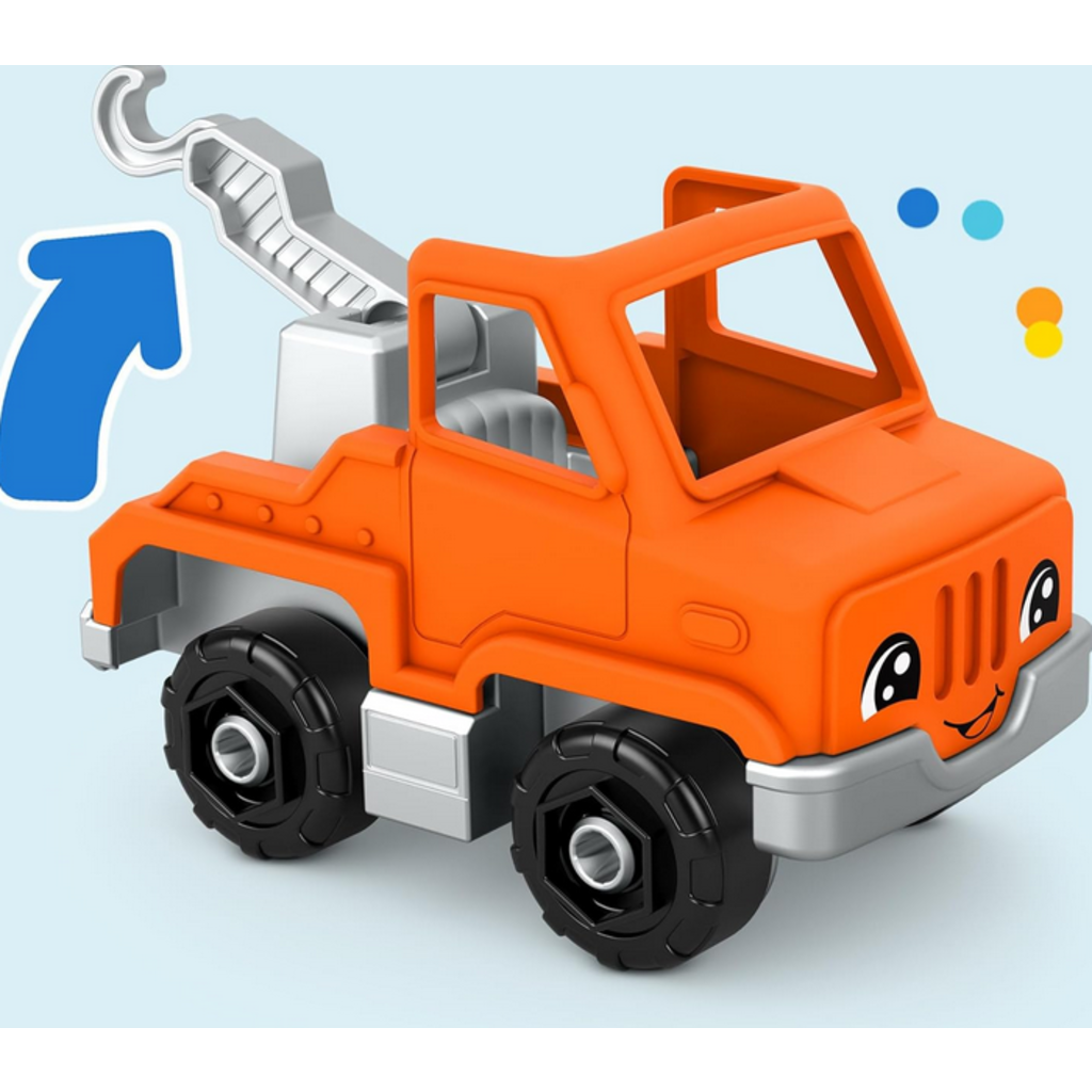 LITTLE PEOPLE LITTLE PEOPLE HELP AND GO TOW TRUCK VEHICLE & FIGURE SET